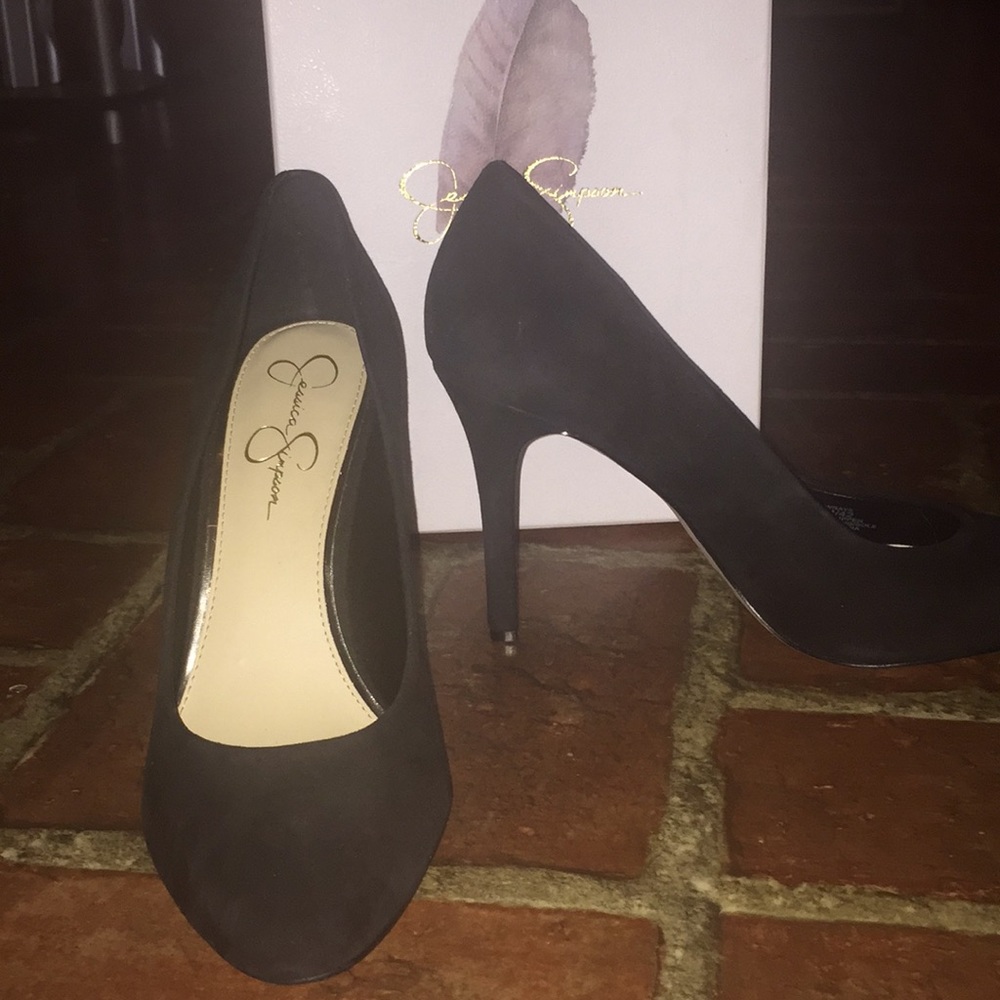 Jessica Simpson Black Size 10 Suede Pumps